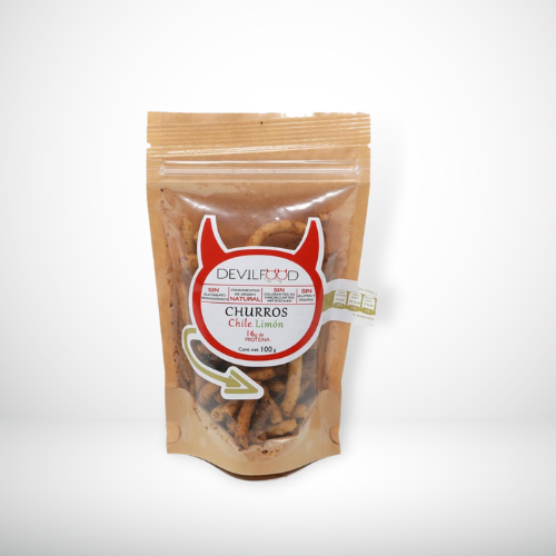 CHURROS DE AMARANTO CHILE LIMON 100G KETOPIA SECO