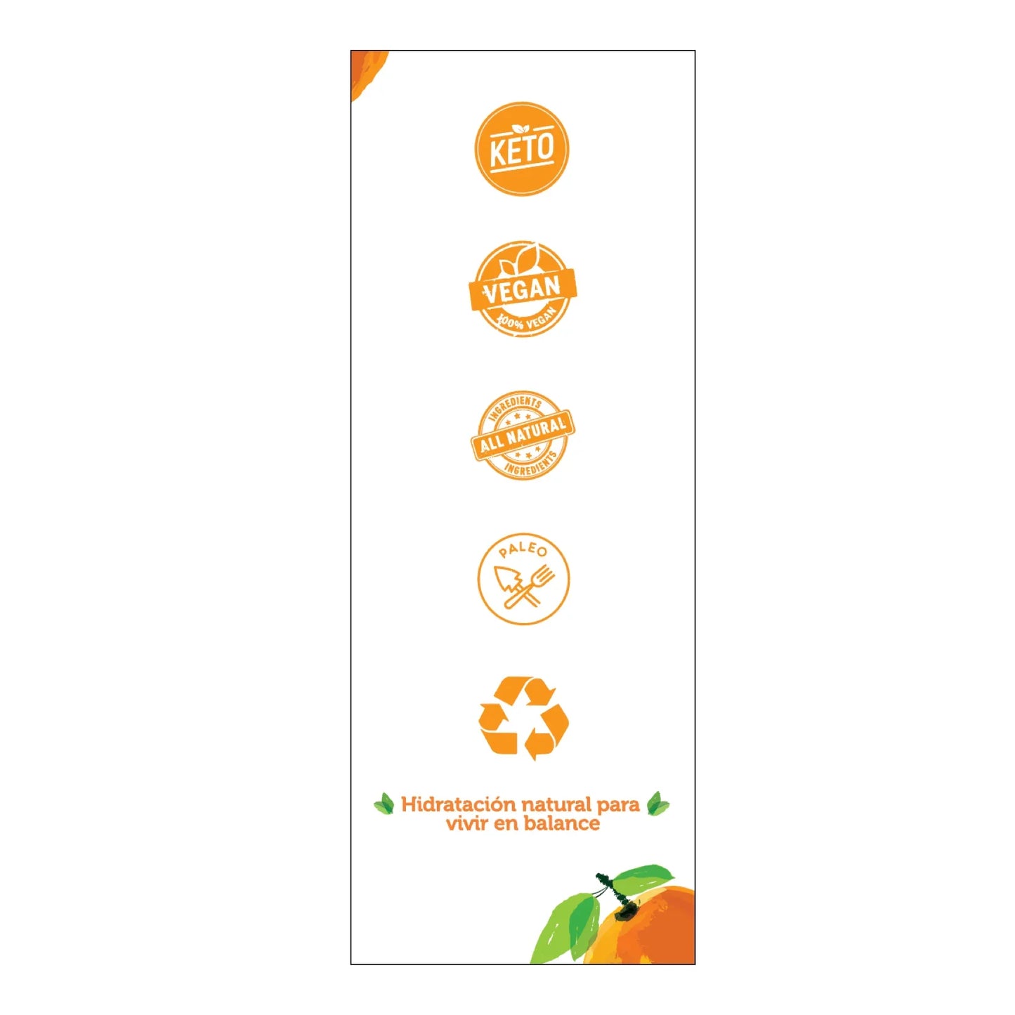 SACHETS MANDARINA ELECTROLITOS KETO 7 SOBRES TRUE FOR YOU