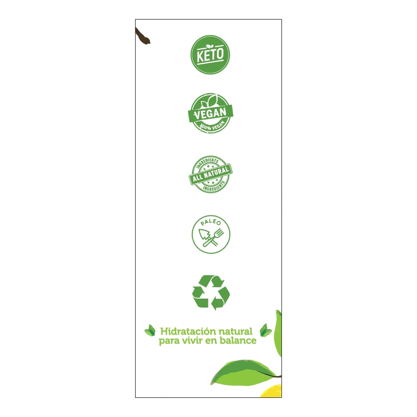 SACHETS CITRUS ELECTROLITOS KETO 7 SOBRES TRUE FOR YOU