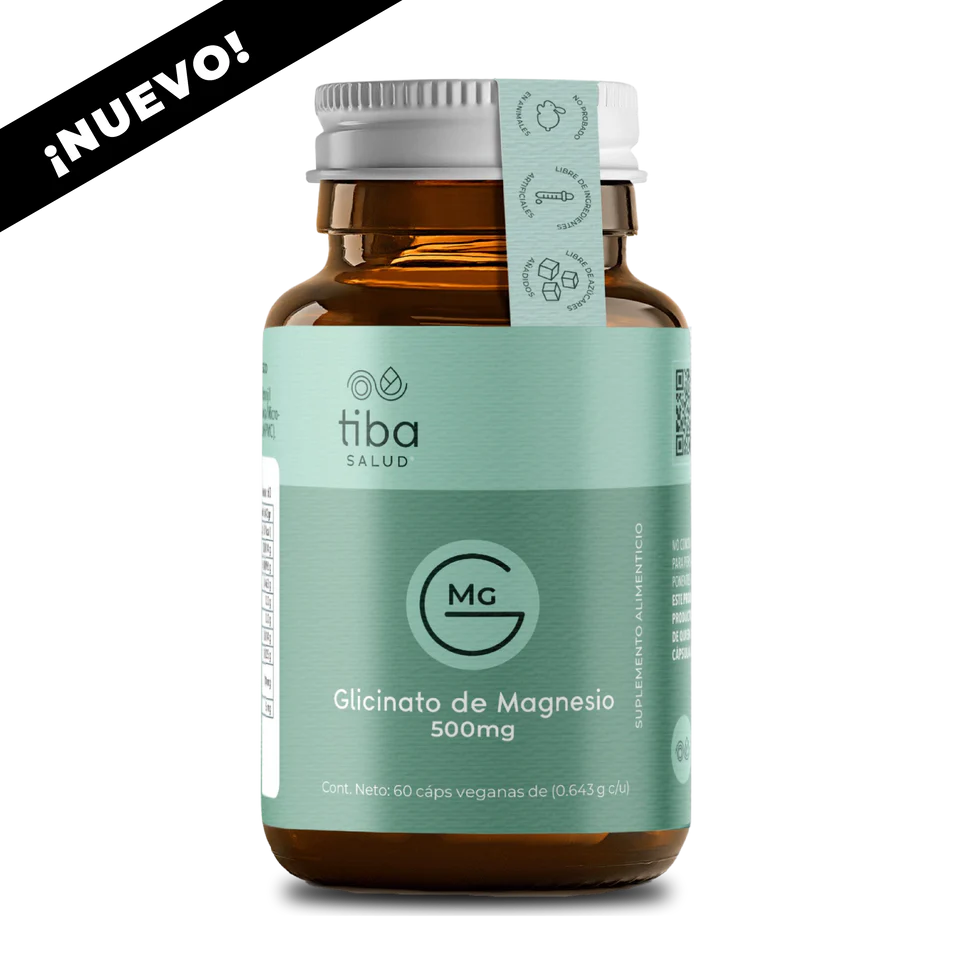 GLICINATO DE MAGNESIO 60 CAPS TIBA