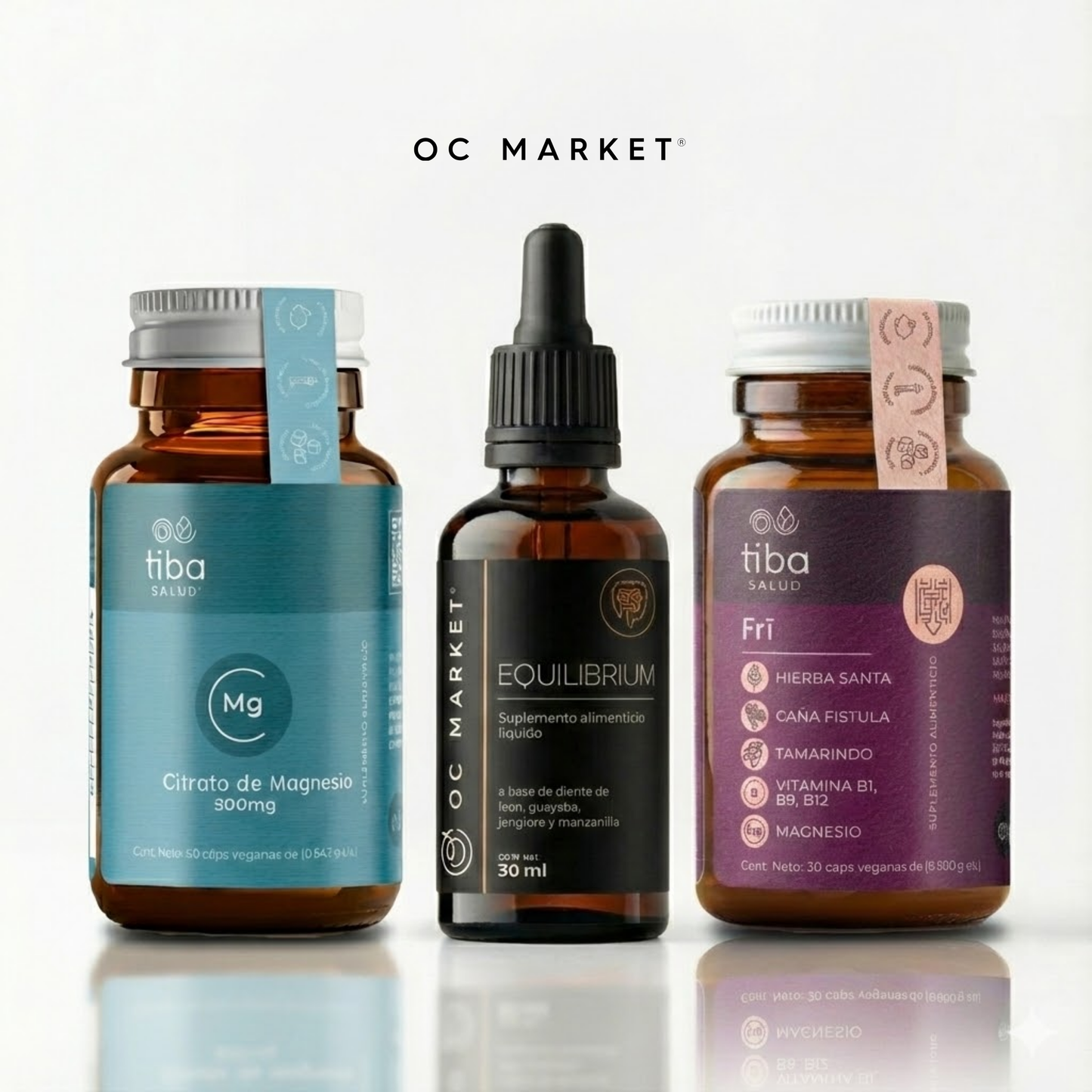 KIT SISTEMA DIGESTIVO TIBA & OC MARKET