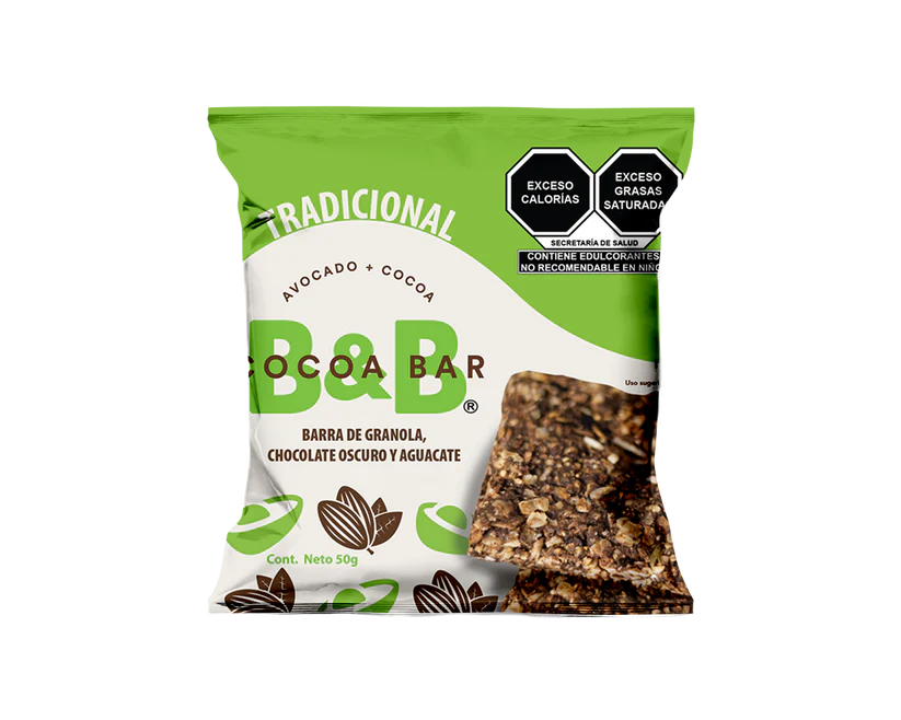 BARRITA DE AGUACATE CON CHOCOLATE AMARGO TRADICIONAL