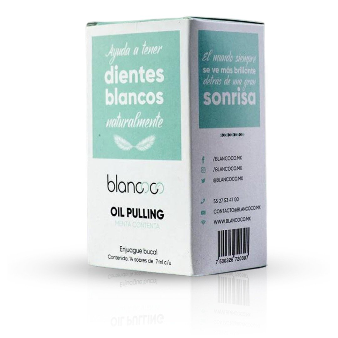 OIL PULLING 14 SOBRES DE 7 ML C/U BLANCOCO