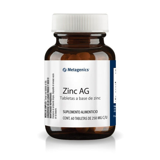 ZINC AG 250MG/ 60 CAPS ULTRAGENICS METAGENICS SOP