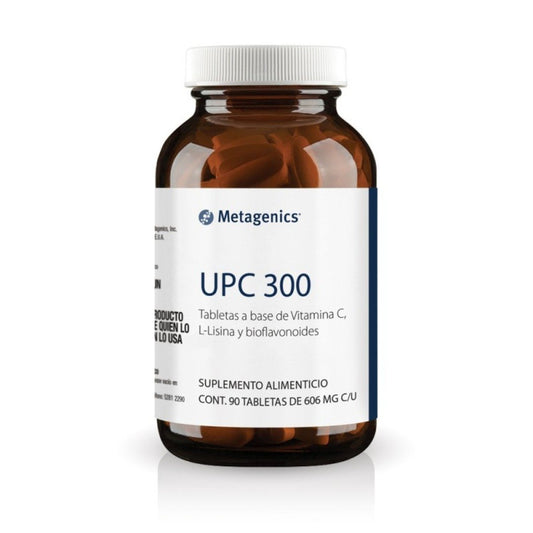 UPC ULTRA POTENT - C 300MG / 90 CAPS VITAMINA C L-LISINA Y BIOFLAVONOIDES ULTRAGENICS METAGENICS