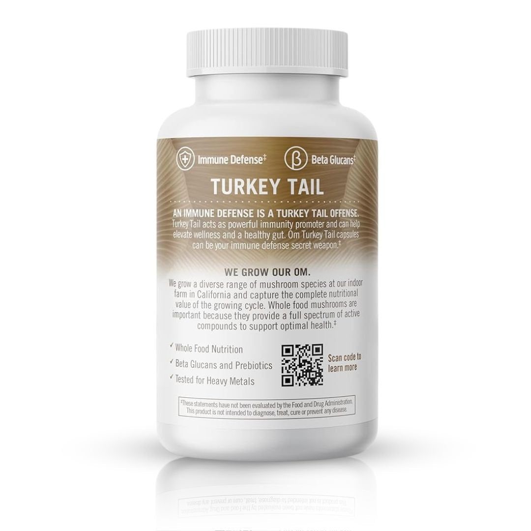 TURKEY TAIL ADAPTOGENO 90CAPS SUPERFOOD OM
