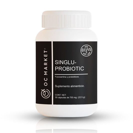 SINGLU-PROBIOTIC (FUCOXANTINA Y PROBIOTICOS) 30CAPS DE 750MG OCM MARKET, BACTERIA