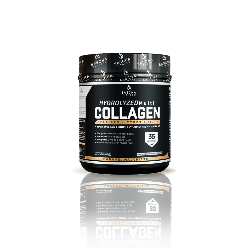 SASCHA FITNESS COLAGENO CARAMEL MACCHIATO 416GR / 35 SERVICIOS