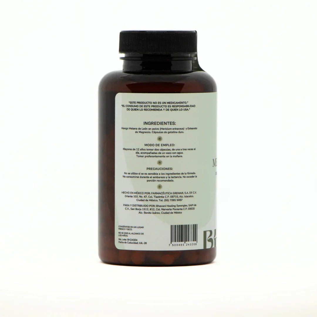 MELENA DE LEON 120 CAPSULAS BHAVANI HEALING SYNERGIES - Oc Market