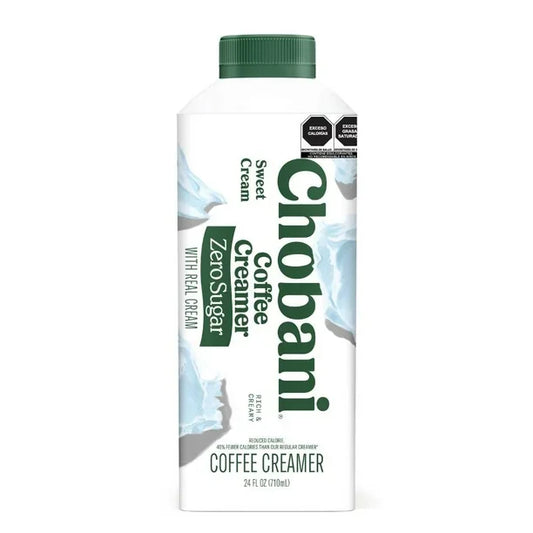 CHOBANI COFFE CREAMER ZERO SUGAR SWEET CREAM 710 ML