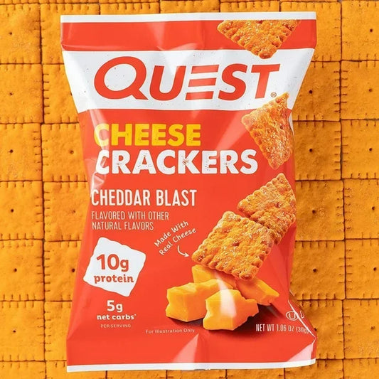 QUEST CRACKERS SABOR CHEDDAR 30 GR