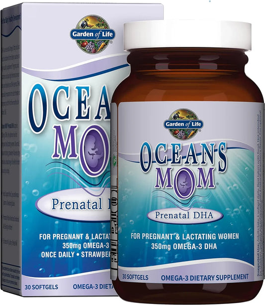 OCEANS MOM PRENATAL DHA 30 CAPSULAS GARDEN OF LIFE