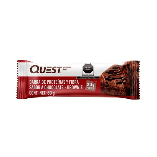 BARRA QUEST DE BROWNIE SABOR CHOCOLATE 60 GR