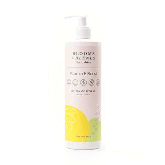 VITAMINA E BOOST FAMILY SIZE 450G / CREMA CORPORAL BLOOMS & BLENDS BABIES BB FAMILY