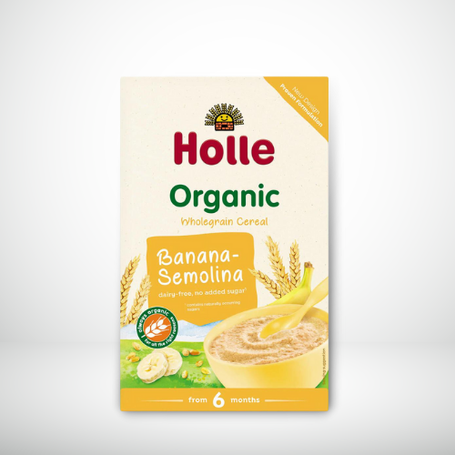 CEREAL DE PLATANO CON SEMOLINA HOLLE 250 GR