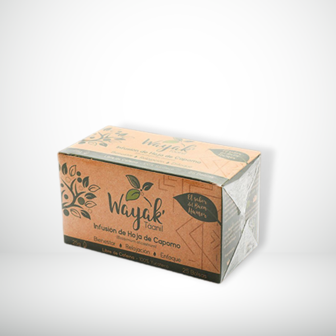 INFUSION DE HOJA DE CAPOMO WAYAK (SOBRES)