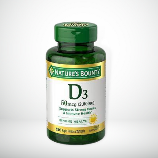 VITAMINA D3 50MG/2000IU 350 CAPS NATURE´S BOUNTY