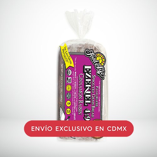 PAN CEREALES CANELA PASAS EZEKIEL MORADO