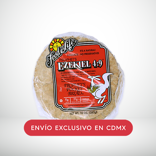 PAN PITA DE CEREALES ENTEROS 283 GR EZEKIEL