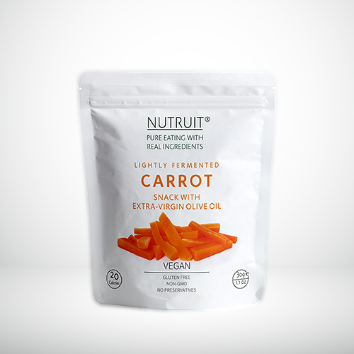 ZANAHORIAS CON ACEITE DE OLIVA EXTRAVIRGEN  VEGANOS 30gr NUTRUIT GOURMET HEALTHY