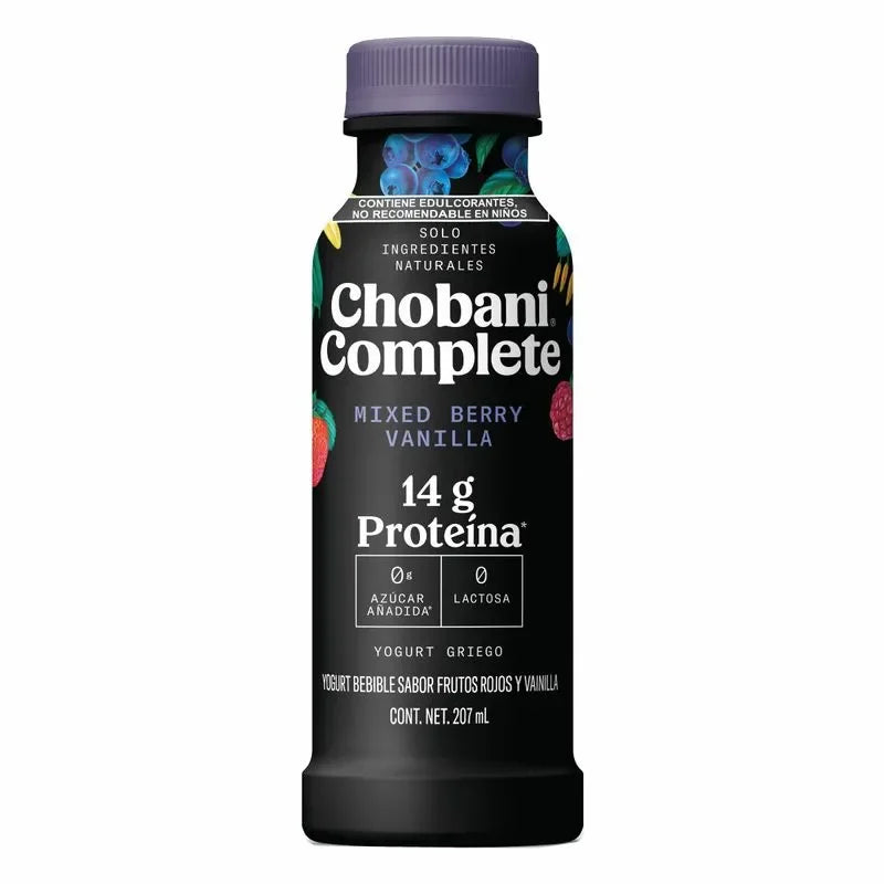 CHOBANI 14G COMPLETE VAINILLA CON FRUTOS ROJOS 207 ML