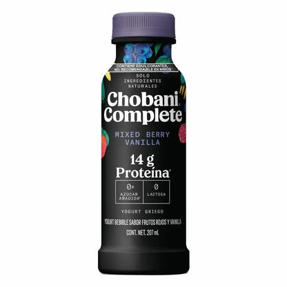 CHOBANI 14G COMPLETE VAINILLA CON FRUTOS ROJOS 207 ML