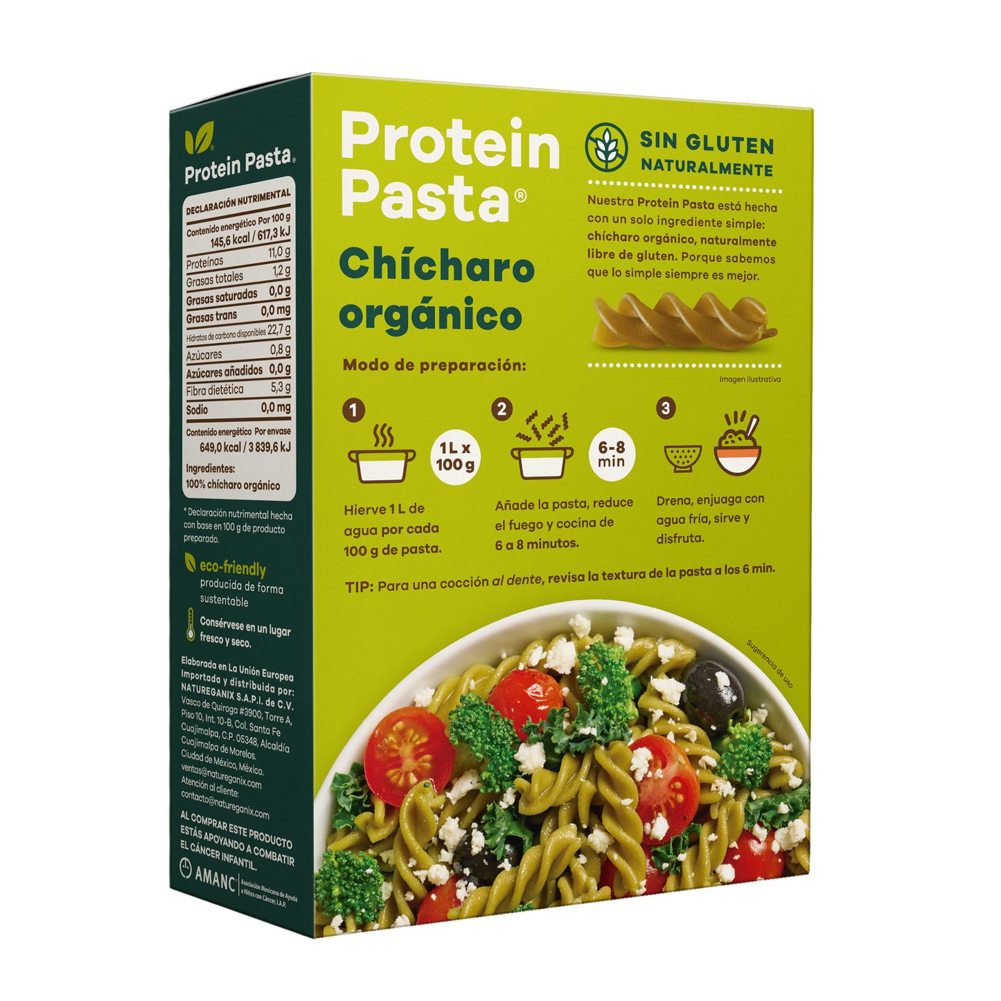 PASTA FUSILLI CHICHARO ORGANICO 250 GR