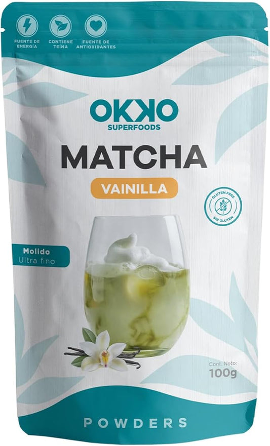 MATCHA VAINILLA 100 GR OKKO