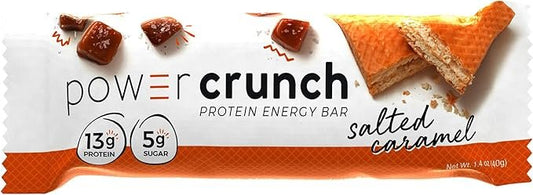 POWER CRUNCH BARRA DE OBLEAS DE PROTEINA SABOR CARAMELO