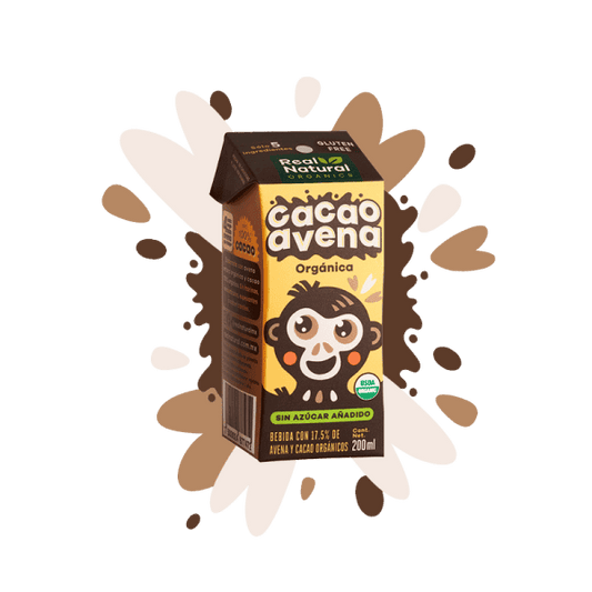 BEBIDA DE CACAO Y AVENA 200 ML SIN AZUCAR REAL NATURAL