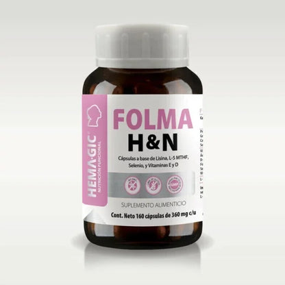 FOLMA H&N 160 CAPSULAS ULTRAGENICS METAGENICS