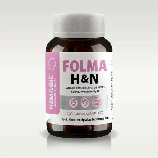 FOLMA H&N 160 CAPSULAS ULTRAGENICS METAGENICS
