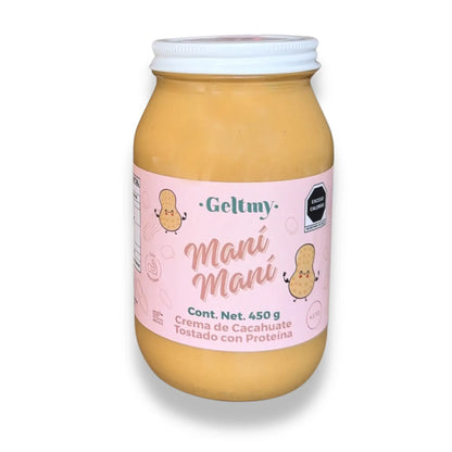 CREMA DE CACAHUATE COMBINADA 450 GR GELTMY
