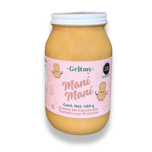 CREMA DE CACAHUATE COMBINADA 450 GR GELTMY