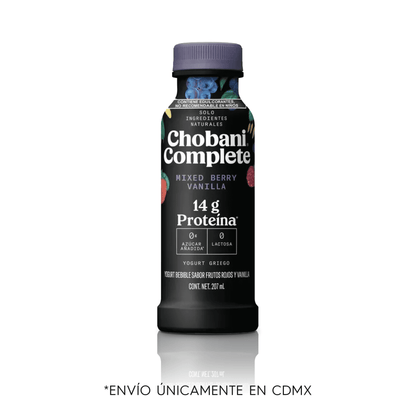 CHOBANI 14G COMPLETE VAINILLA CON FRUTOS ROJOS 207 ML