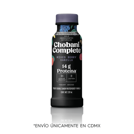 CHOBANI 14G COMPLETE VAINILLA CON FRUTOS ROJOS 207 ML