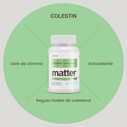 COLESTIN LEVADURA DE ARROZ ROJO 60 CAPSULAS MATTER