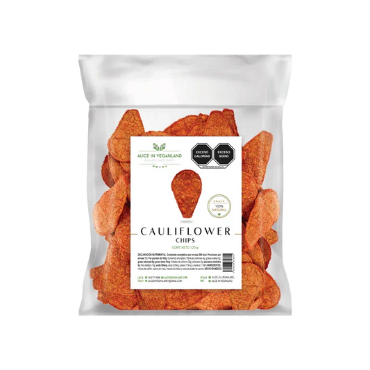 CHIPS COLIFLOR ADOBADA 120 GR ALICE VEGALAND