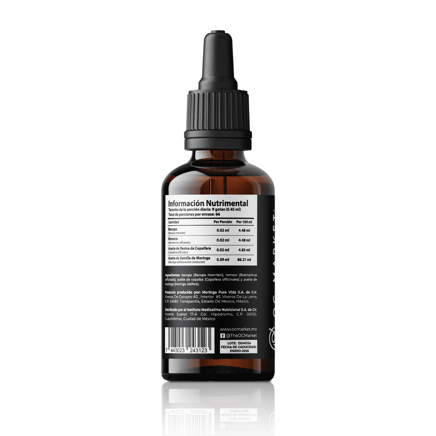 FOCUS ACEITE DE MORINGA Y ROMERO | FÓRMULA PARA MEJORAR LA CONCENTRACIÓN – 30 ML GOTERO OCM