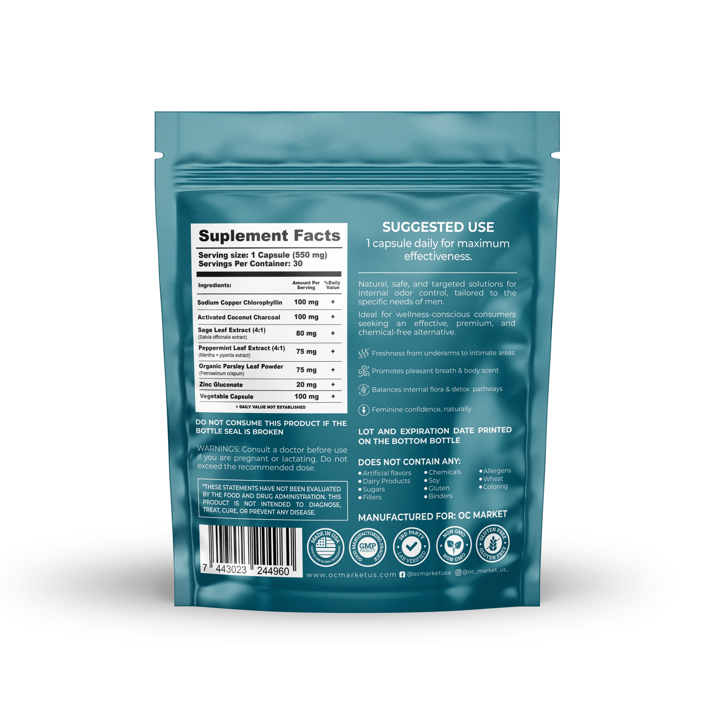 DESODORANTE INTERNO HOMBRE