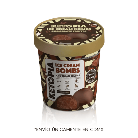ICE CREAM BOMBS CHOCOLATE TRUFFE PINT 200 GR