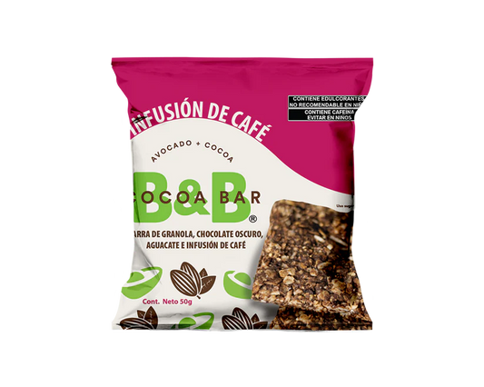 BARRITA DE AGUACATE CON CHOCOLATE AMARGO