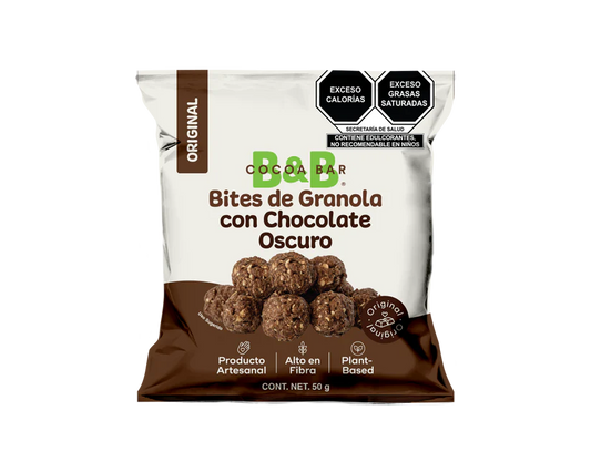 BITES DE GRANOLA CON CHOCOLATE OSCURO ORIGINAL