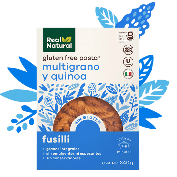 PASTA FUSILLI MULTIGRANO Y QUINOA REAL NATURAL 340 G
