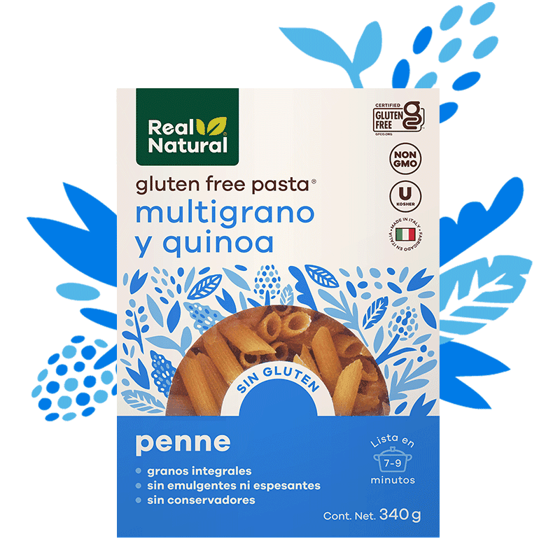 PASTA PENNE DE QUINOA Y MULTIGRANO REAL NATURAL 340 G