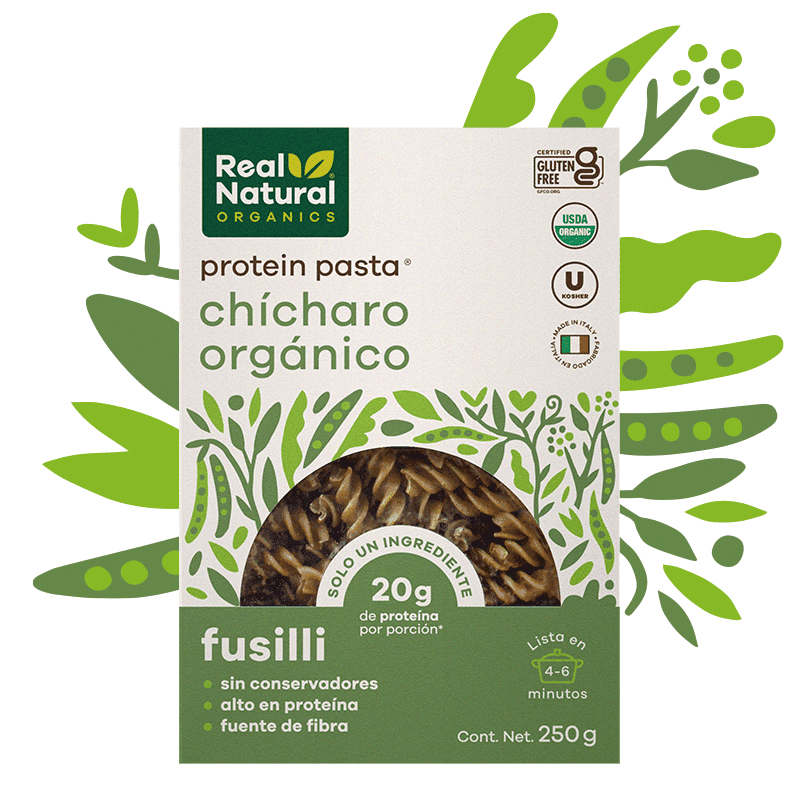 PASTA FUSILLI CHICHARO ORGANICO REAL NATURAL 250 G