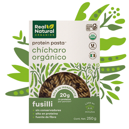 PASTA FUSILLI CHICHARO ORGANICO REAL NATURAL 250 G