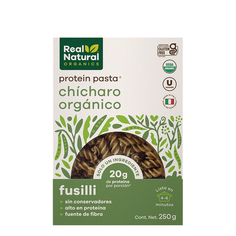 PASTA FUSILLI CHICHARO ORGANICO REAL NATURAL 250 G