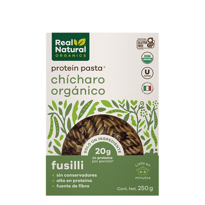 PASTA FUSILLI CHICHARO ORGANICO REAL NATURAL 250 G