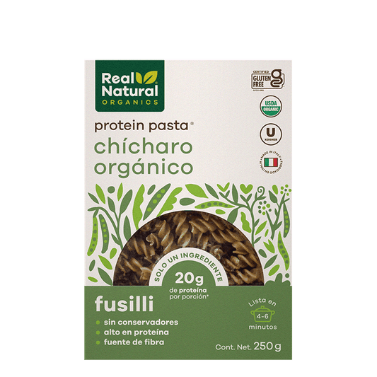 PASTA FUSILLI CHICHARO ORGANICO REAL NATURAL 250 G